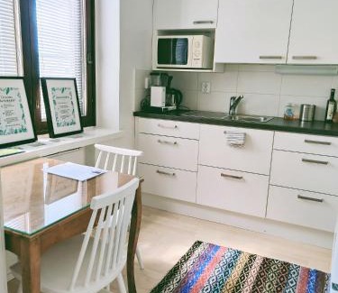 Pori Apartment | Studio Porin Karhu, home away home in Pori city center, free parking