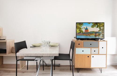 Trois Cocus - Borderouge - Croix-Daurade - Paleficat Apartment | Studio pour 2 à Toulouse avec Parking et Terrasse