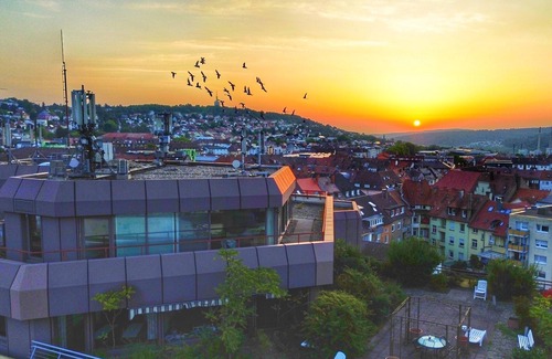 Pforzheim Apartment | Studio-Private Bathroom-Comfort-City view