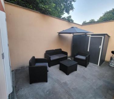 Vernon Apartment | Studio proche gare Vernon Giverny terrasse Parking