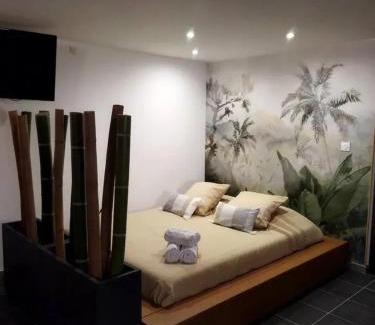 Baixas Apartment | Studio romantique à Baixas avec Jacuzzi - 35m²