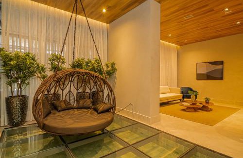 Brooklin Novo Apartment | Studio Sky, Faça tudo a Pé! Ao lado do metrô, COM Academia e Piscina no Brooklin