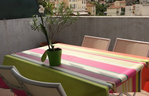 Riquier Apartment | Studio Terrace Top floor Climate Quiet