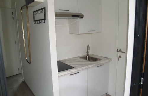 Zutendaal House | Studio with a terrace