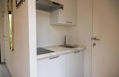Zutendaal House | Studio with a terrace