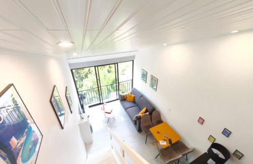 Calcatoggio Apartment | Studio with balcony - sea view