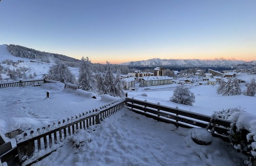 Valberg Apartment | Studio with garden and breathtaking view of Valberg and Saint Honorât