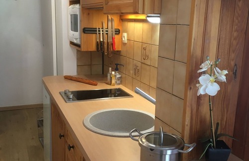 Les Houches Apartment | Studio with view of the Mont Blanc range and close to the Village