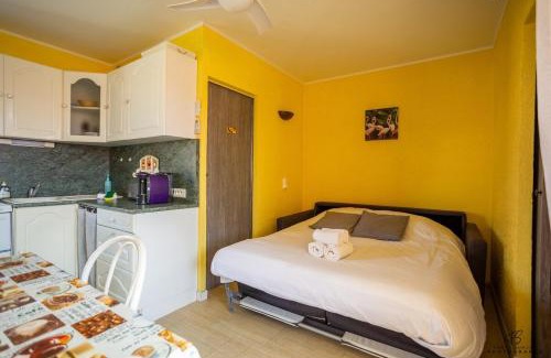 Le Barcares Apartment | Studio Yellow Mood - Pond, Beach, Peace & Parking