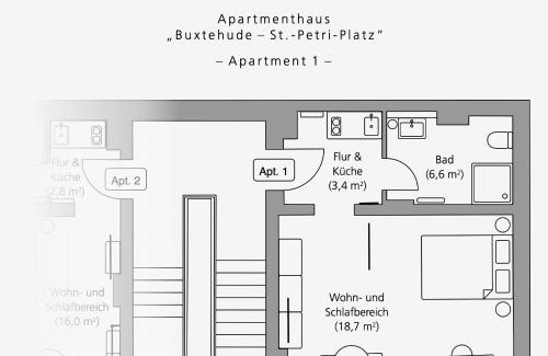 Buxtehude Apartment | Studiowohnung 1 in Buxtehude
