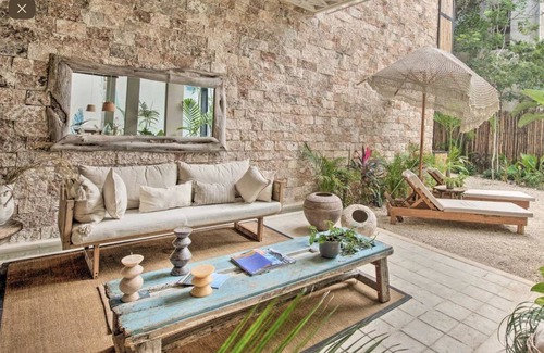 Zama Condo | Stunning 3 bedroom condo near beach&downtown Tulum