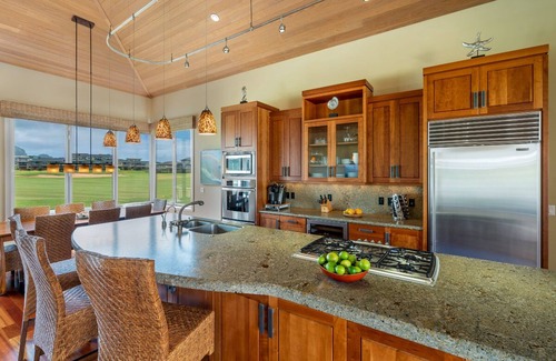 Poipu House | Stunning 4 Bedroom Home on the Golf Course with Pool, Hot Tub & New Central A/C!