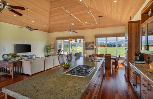 Poipu House | Stunning 4 Bedroom Home on the Golf Course with Pool, Hot Tub & New Central A/C!