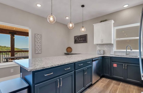 Table Rock House | Stunning 9 Bed Chateau-Style Lakeview Home with Private Hot Tub!