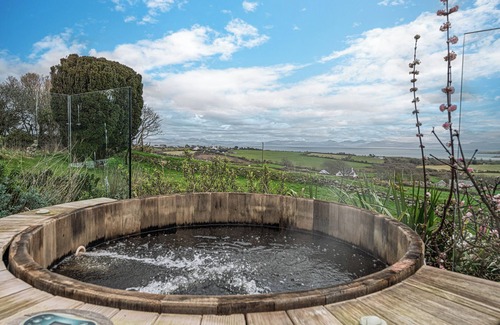 Llanengan House | Stunning Abersoch Home with Hot Tub and Ocean Views