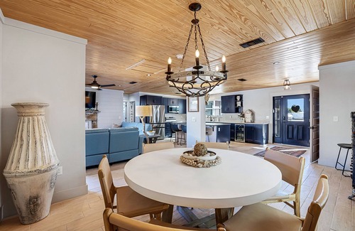 Silver Sands House | Stunning Beach House 1/2 block from Beach, Huge Heated Private Pool and Firepit