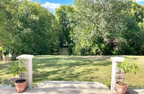 Bourg-Charente House | Stunning bedroom overlooking the Charente