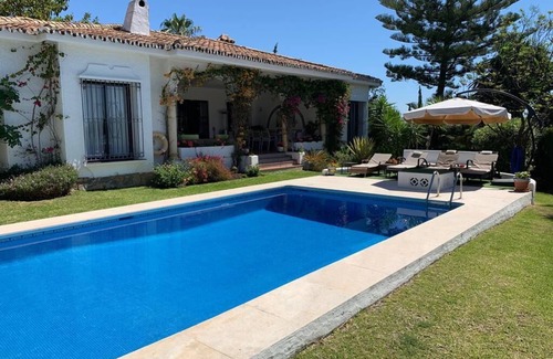 New Golden Mile Villa | Stunning Bungalow Villa With a Large Private Pool and Gardens