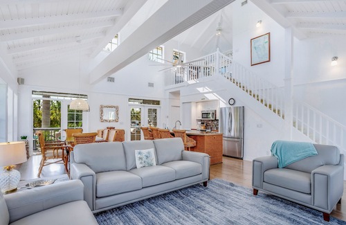 Bokeelia House | Stunning canal-front home with pools, AC, W/D & hammock