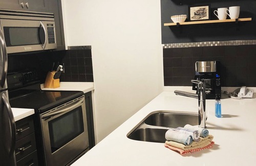 Village North Apartment | Stunning Deer Lodge Condo in Town Centre at the Olympic Rings
