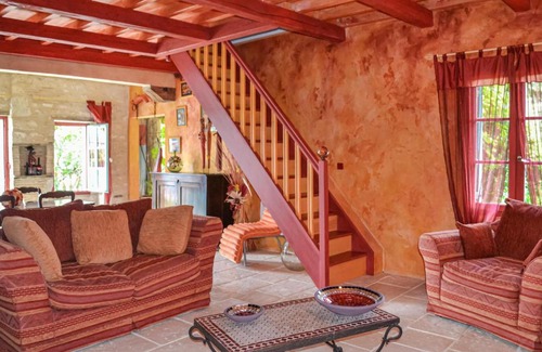 Saint-Quentin-de-Caplong House | Stunning home in St, Quentin de Caplong with 2 Bedrooms, WiFi and Outdoor swimming pool