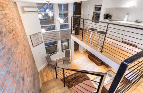Old Montreal Condo | Stunning Full-Floor Condo in Montreal's Old Port: Two Luxury Apartments combined