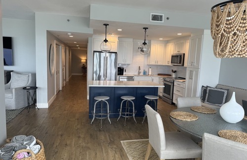 Rosemary Beach Condo | Stunning Gulf Front 3 Bed/3 Bath Corner Unit Next to Rosemary -Free Beach Set Up