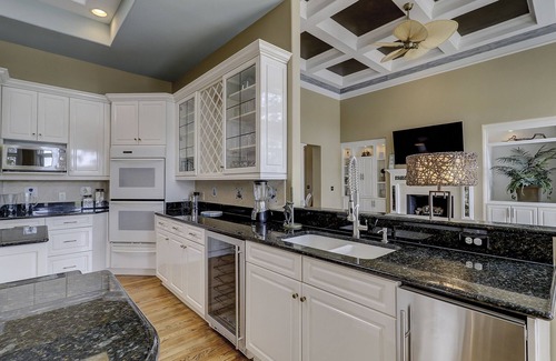 Palmetto Dunes House | Stunning home with private pool and hot tub with beautiful view of the lagoon