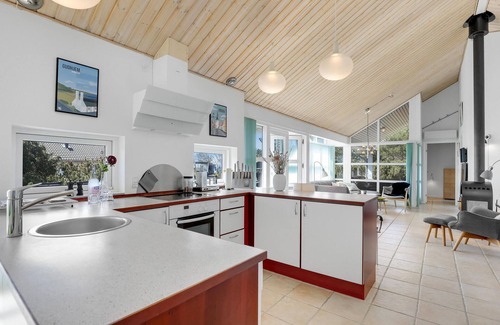 Oster Somarken House | Stunning home in Aakirkeby with sauna