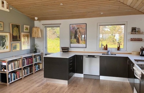 Knebel House | Stunning home in Esby with 3 Bedrooms, Internet and Jacuzzi
