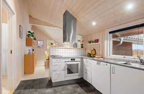 Skaven Strand House | Stunning home in Tarm with WiFi