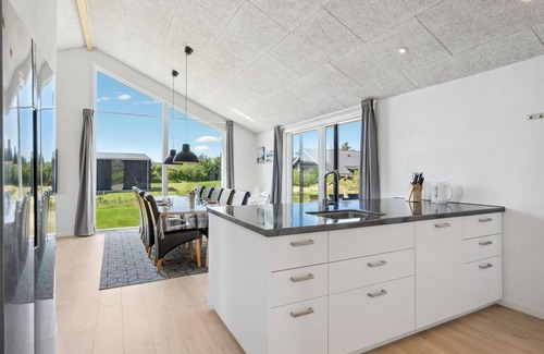 Skaven Strand House | Stunning home in Tarm with kitchen