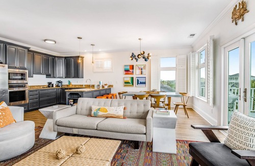 Folly Beach House | Stunning home with panoramic views and private dock - walk to the beach
