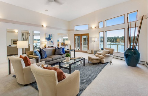 Bainbridge Island House | Stunning island home with water views, 2 kitchens, game room & wine cellar