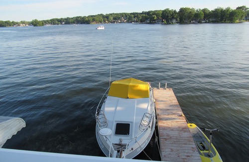 Portage Lakes House | Stunning Lake views, Private boat dock