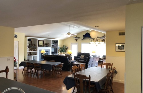 Lake Ozark House | Stunning lakefront! Swim safe cove, Huge pvt Deck & Dock - 3 homes available