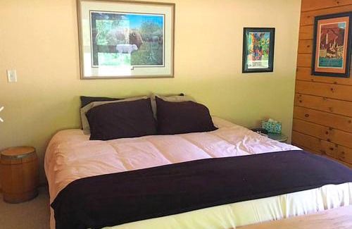 Eldorado House | Stunning Log Cabin Rental with a Fireplace near the Volga River State Recreation Area, Iowa