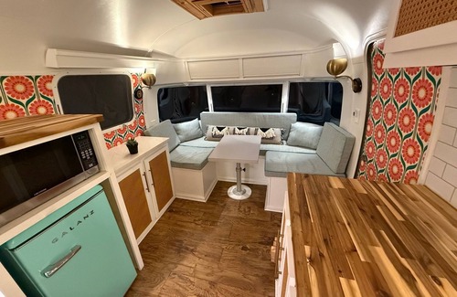 Court House House | Stunning Mountain Retreat with Vintage Airstream and Private 2 Acres with View