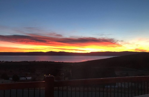 Garden City Cabin | Stunning new cabin with 2 hot tubs, lake views, firepit, basketball, pickleball