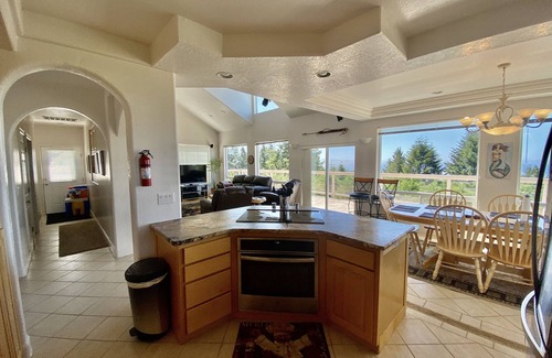 Brookings House | Stunning ocean and mountain views! Perfect family home with lovely amenities!
