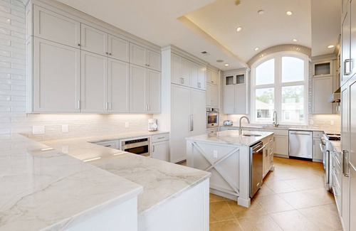 North Forest Beach House | Stunning oceanfront home with pool, private boardwalk, decks, & elevator