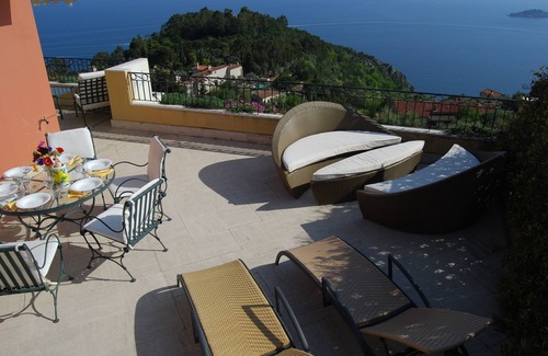 Eze Apartment | Stunning Penthouse with panoramic views of Eze Village and the French Riviera