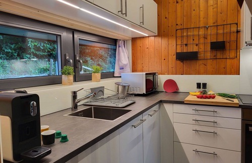 Monteggio House | Stunning private villa for 6 people with WIFI, TV, balcony and parking