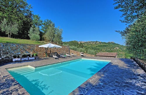 Montalcino Villa | Stunning private villa for 8 guests with private pool, WIFI, patio, panoramic view and parking