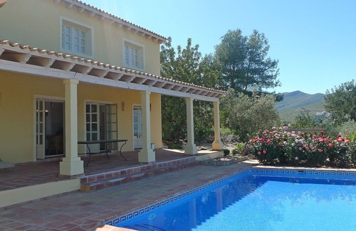 Adsubia House | Stunning private villa with private pool, A/C, WIFI, TV, terrace, panoramic view and parking