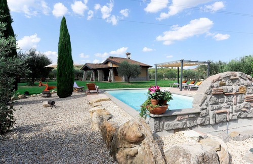 Sutri Villa | Stunning private villa for 5 people with A/C, WIFI, private pool, TV, terrace and panoramic view