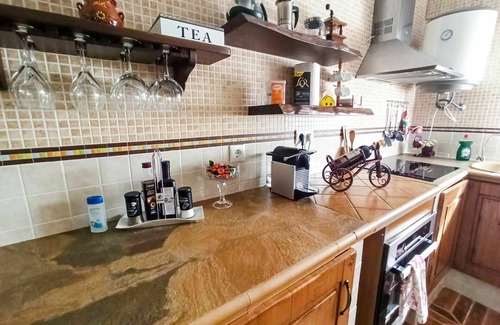 Cabra Villa | Stunning private villa with A/C, hot tub, WIFI, private pool, TV, terrace, pets allowed and park.