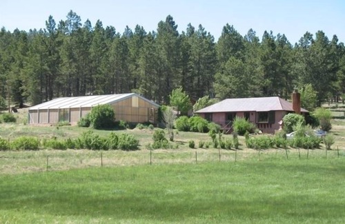 Angel Fire House | Stunning Ranch Headquarters Log Home