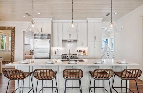 Seagrove Beach House | Stunning Retreat w/Gulf views, heated pool, beach access, and bikes. Sleeps 12!