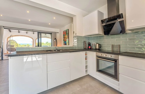 Javea Villa | Stunning sea view Villa Las Pinas in Javea,pool, wifi & aircon, close to beach
